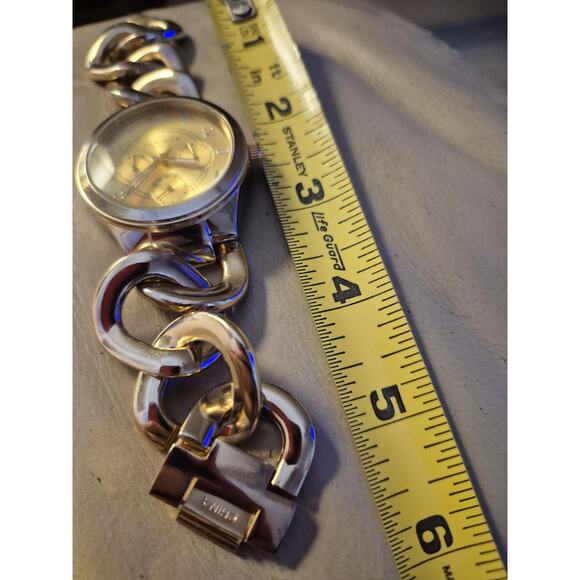 Akribox XXIV Ladies Watch Gold Tone Chain Link Bracelet BOHO Retro Classic Y2K - Picture 9 of 9